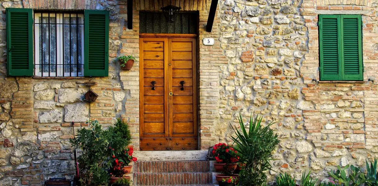 ancient house, middle ages, san gemini