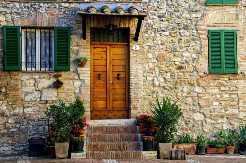 ancient house, middle ages, san gemini